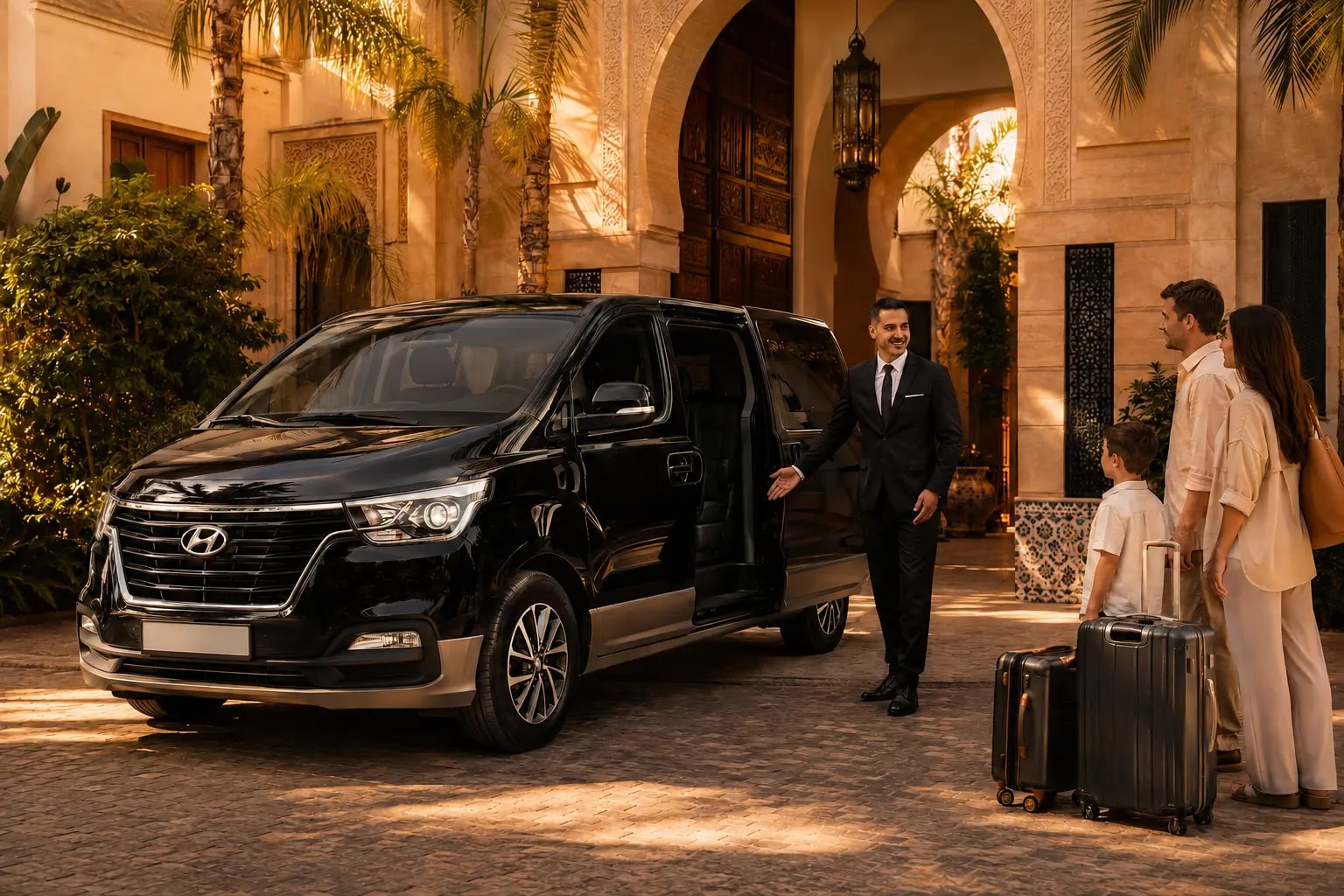 سائق MarocRide خلف مقود Hyundai H-1