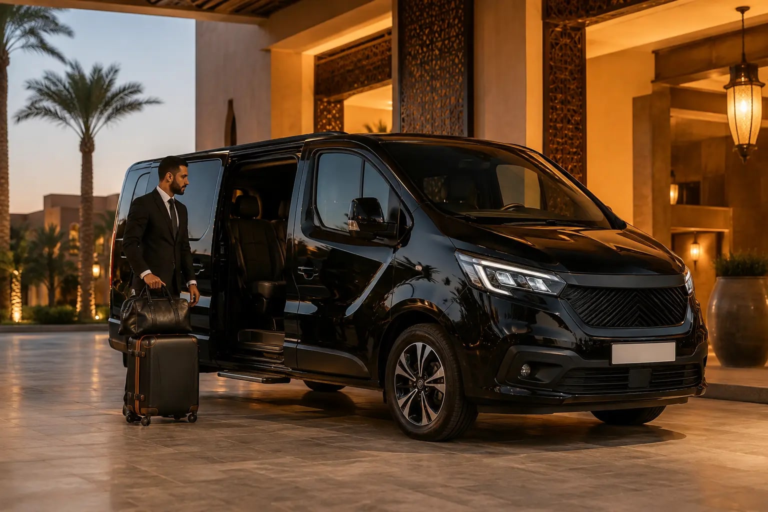 سائق MarocRide خلف مقود Renault Trafic
