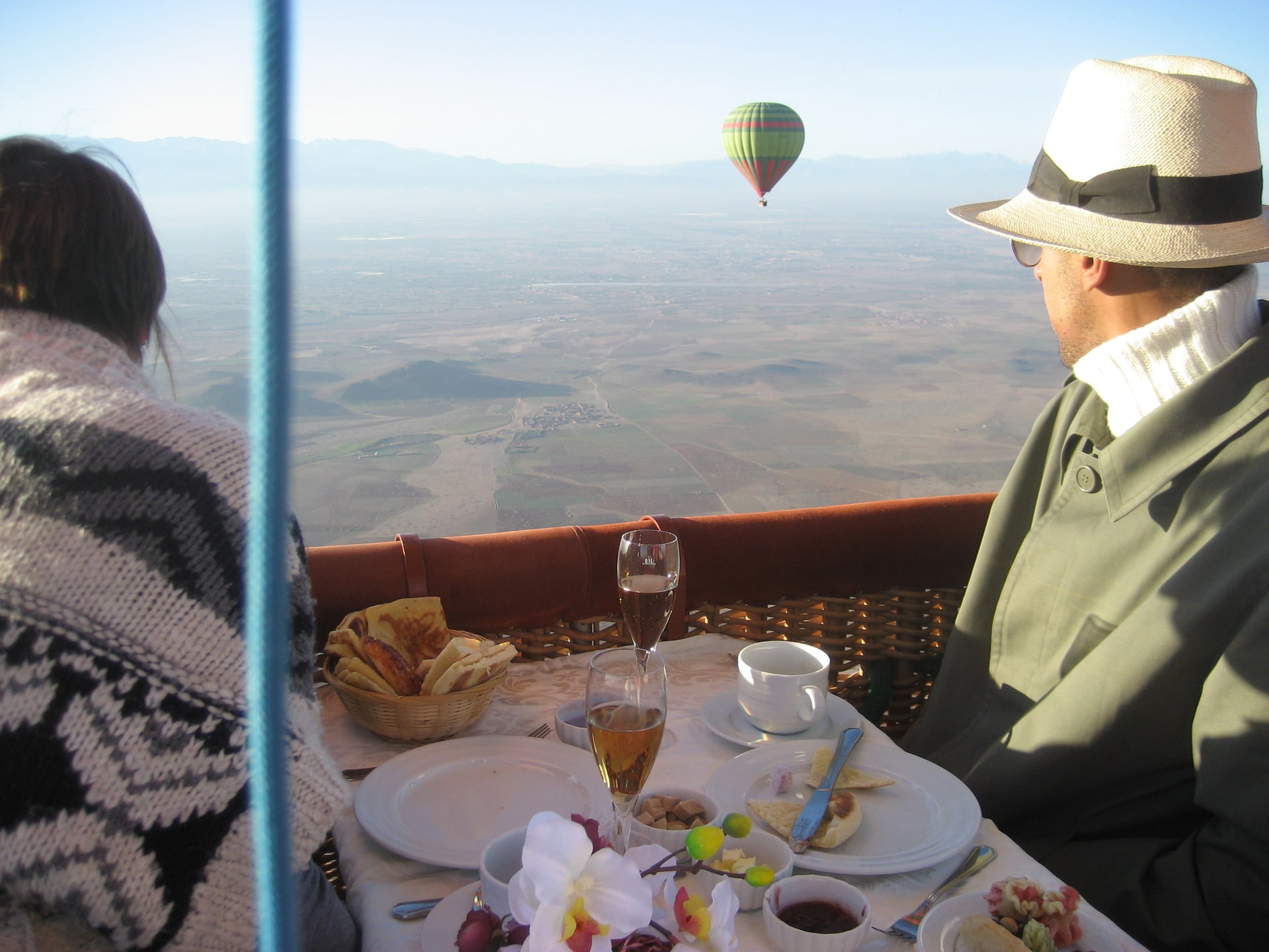Hot-air balloon flight in Marrakech