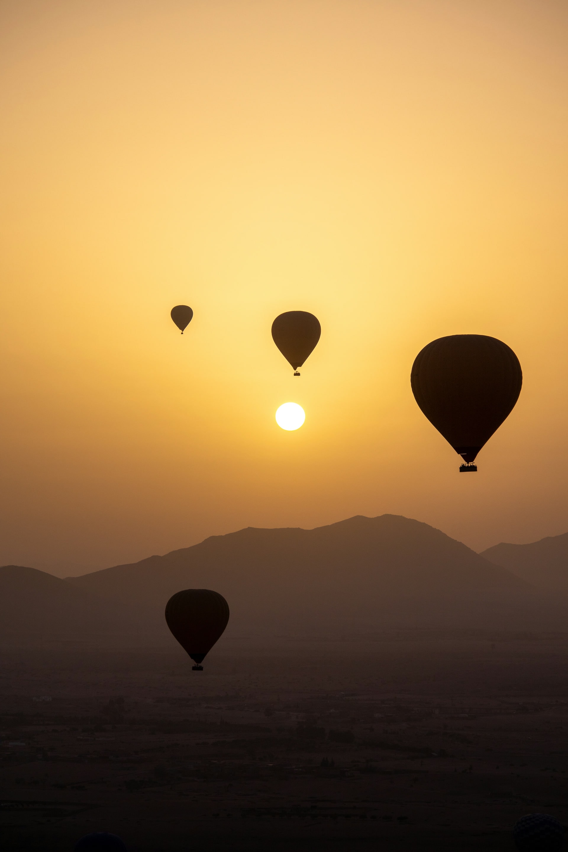 Hot-air balloon flight in Marrakech