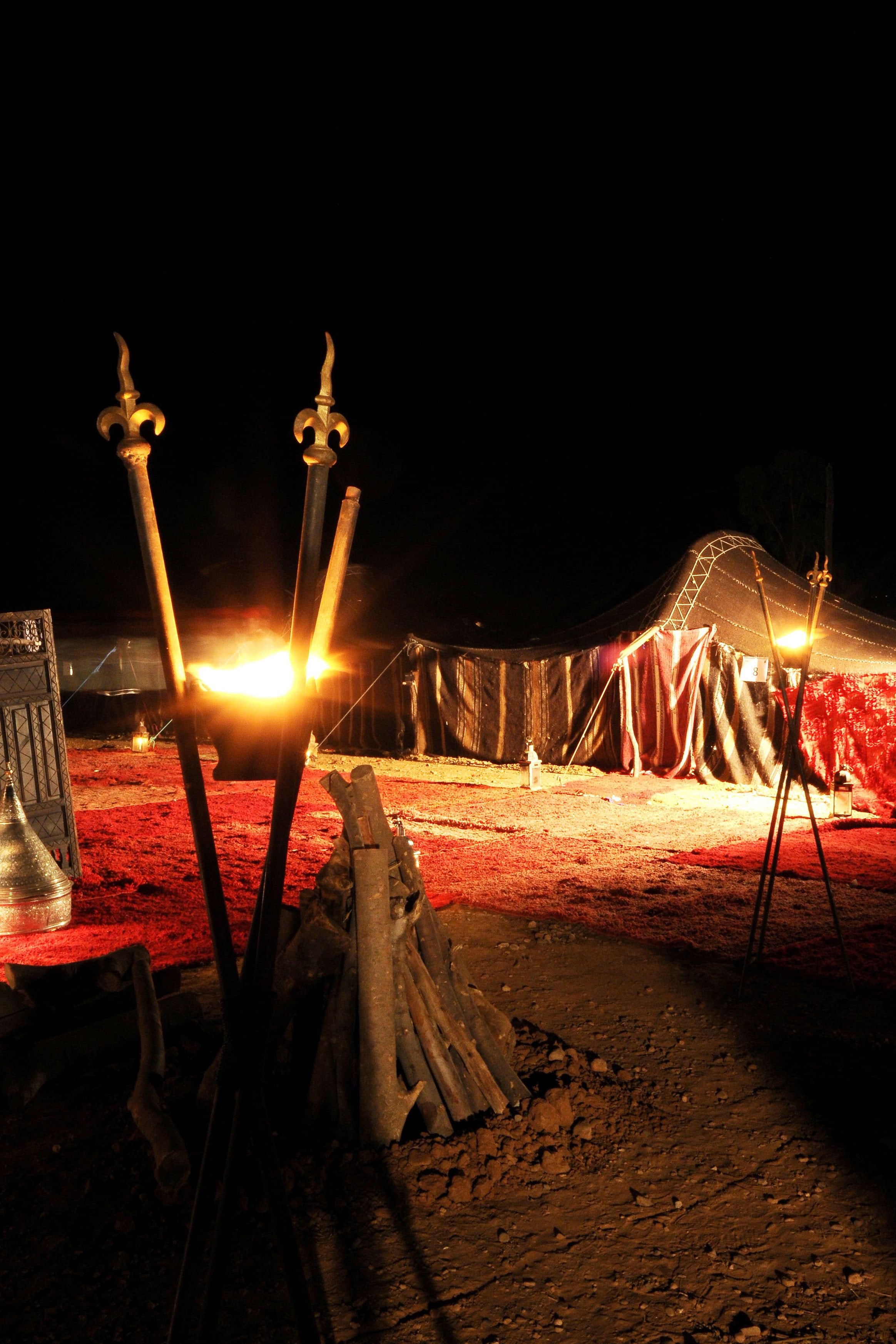 A night under the stars in an Agafay camp