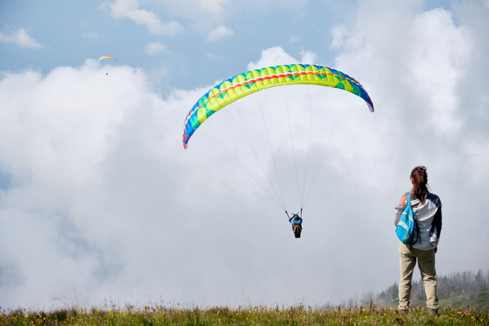 Vol en parapente biplace au-dessus d'Aguergour