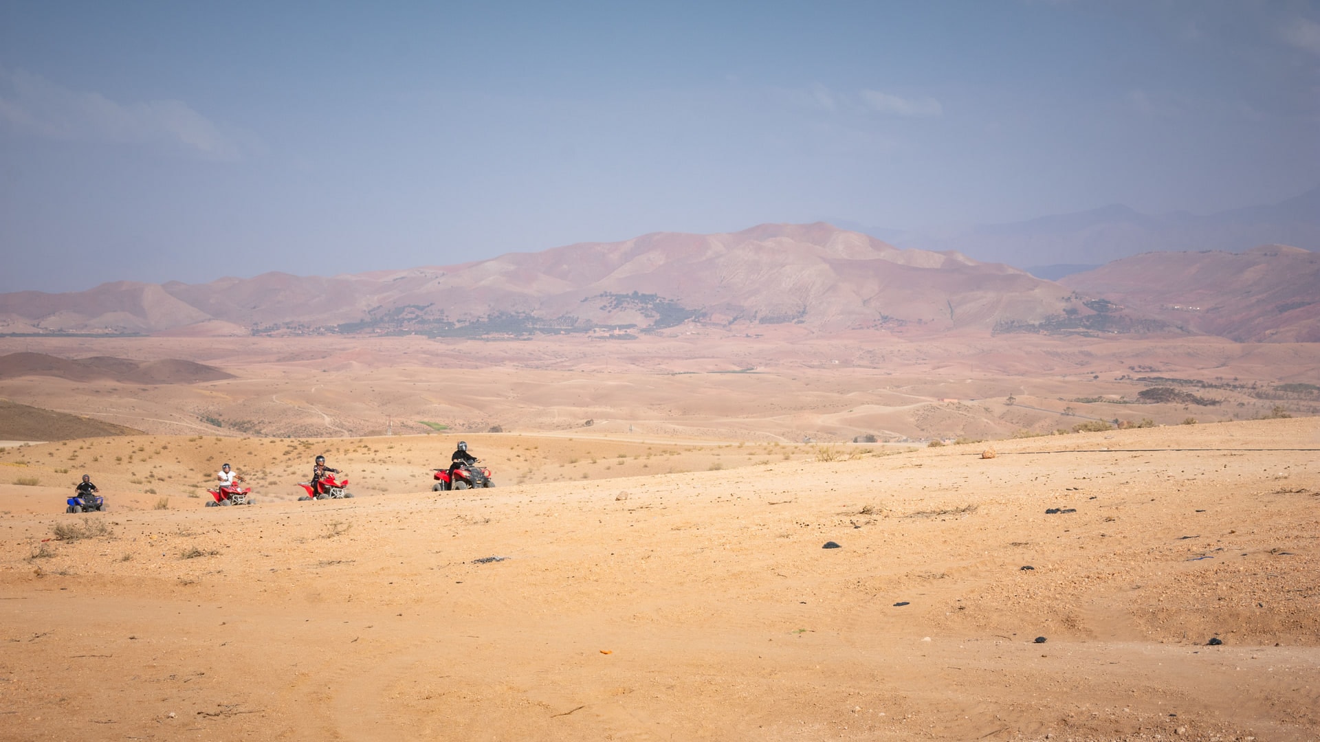 Quad en el desierto de Agafay