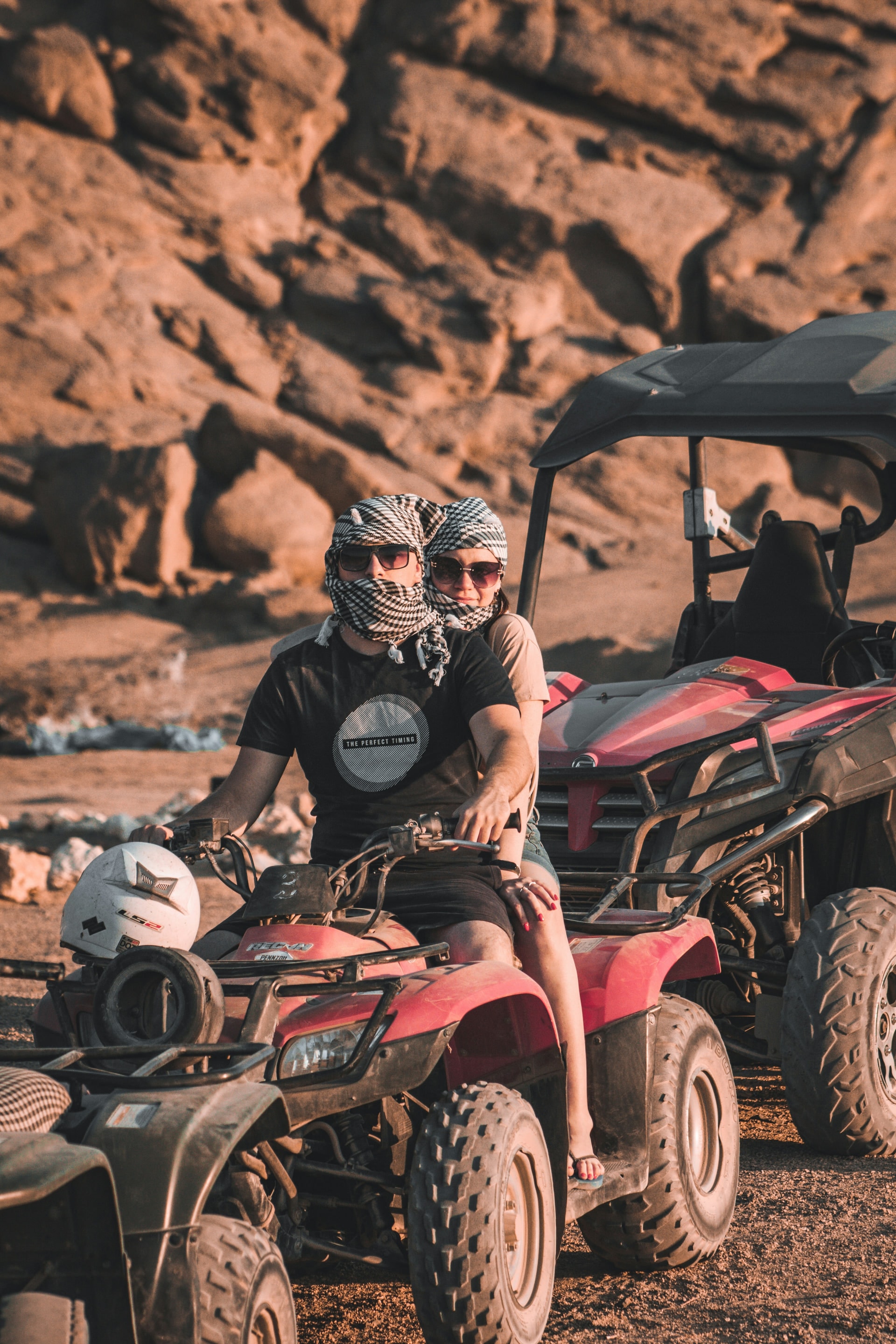 Quad biking in the Palmeraie