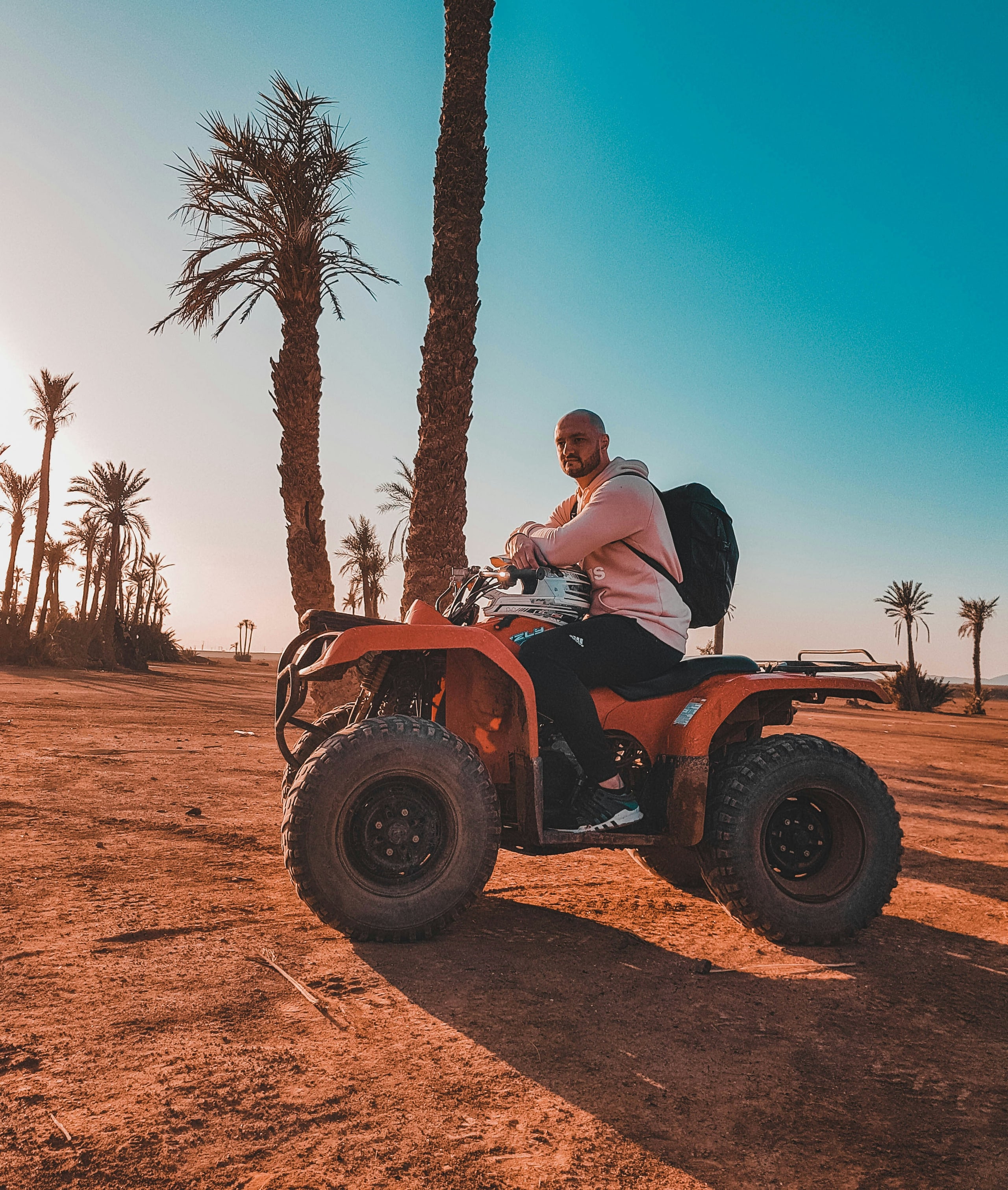 Quad biking in the Palmeraie